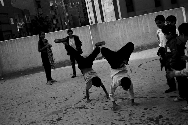 Ballet school roof. Do you know hip hop?